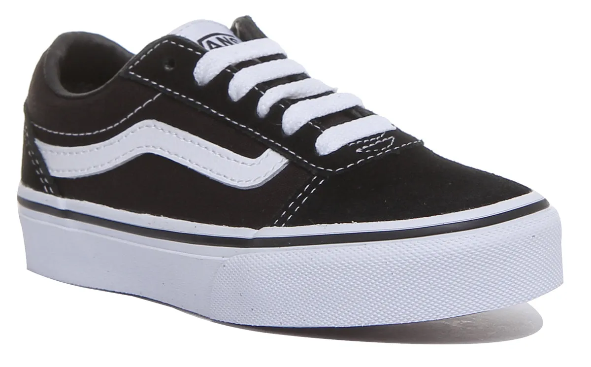 Vans Ward In Black White