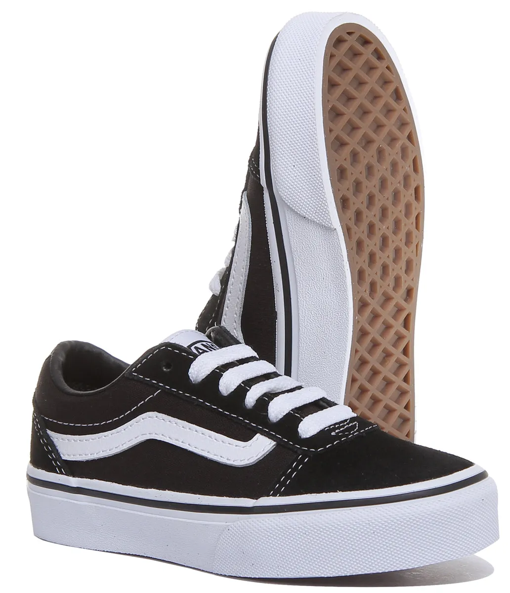 Vans Ward In Black White