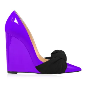 VICKY PURPLE/BLACK PATENT