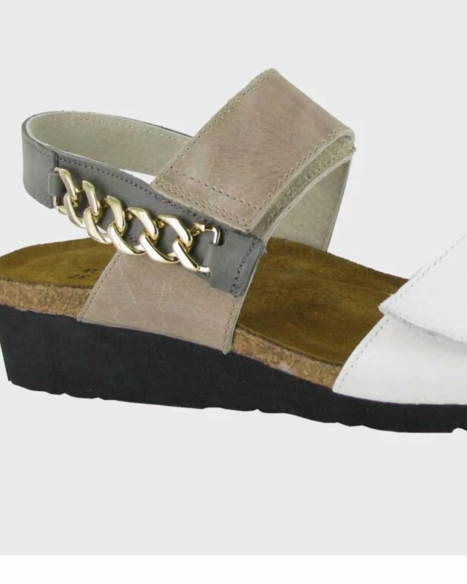 Women's Eliana Slingback Sandal In White Khaki Beige