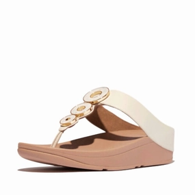 Women's Fino Resin Toe Post Sandal In Paris Beige