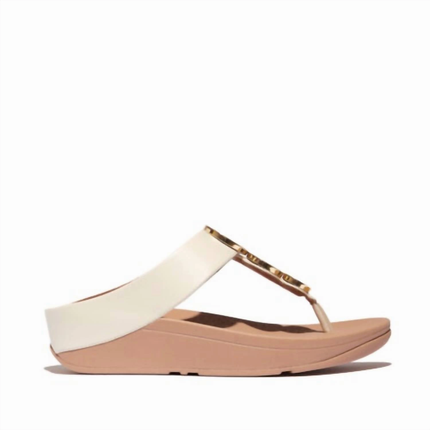 Women's Fino Resin Toe Post Sandal In Paris Beige