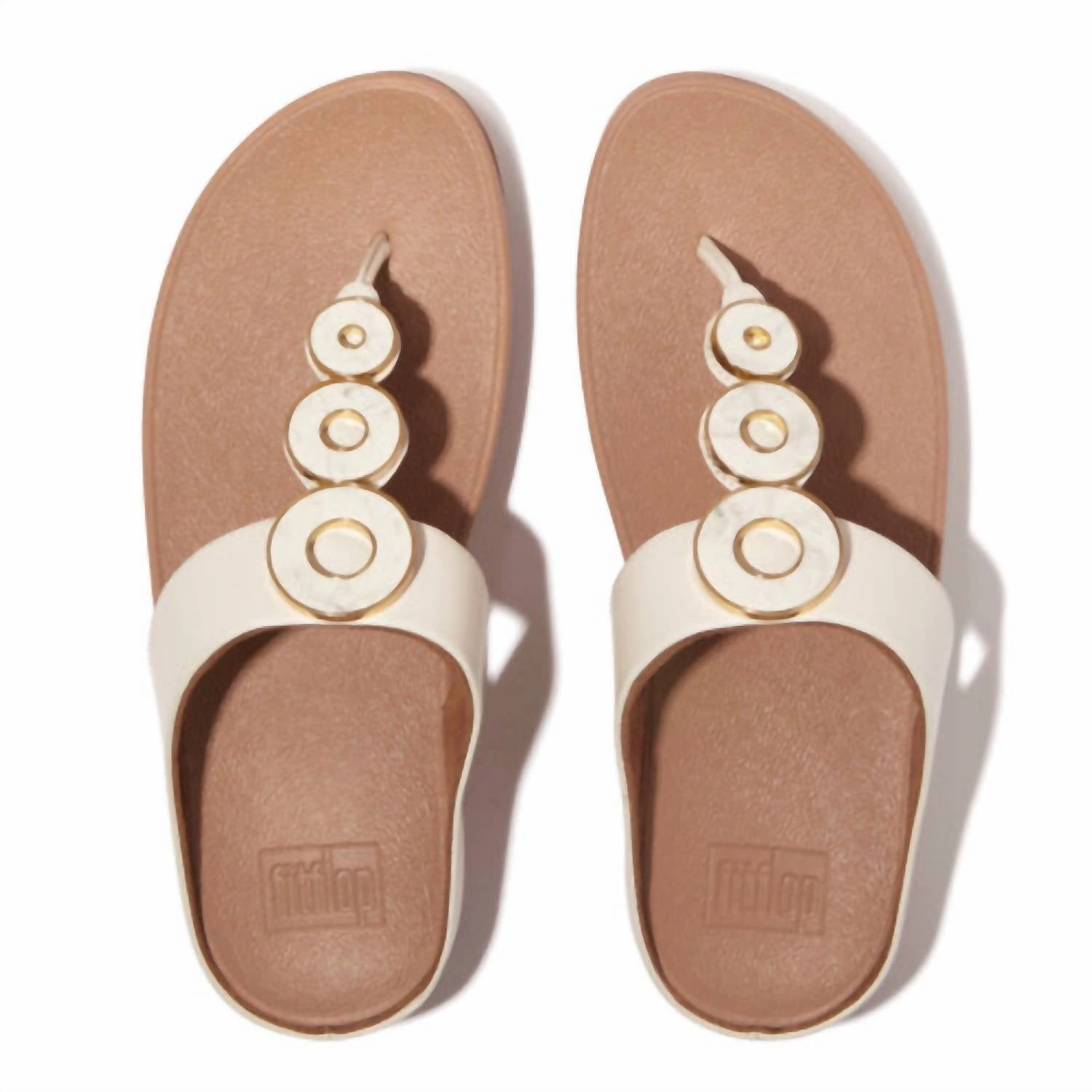 Women's Fino Resin Toe Post Sandal In Paris Beige