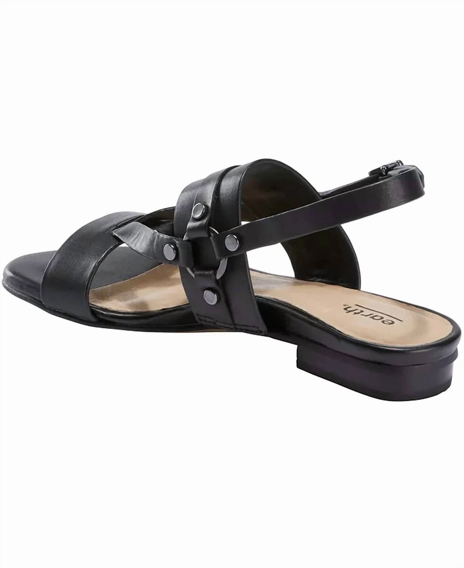 Women's Mykonos Delos Sling Back Sandal In Black