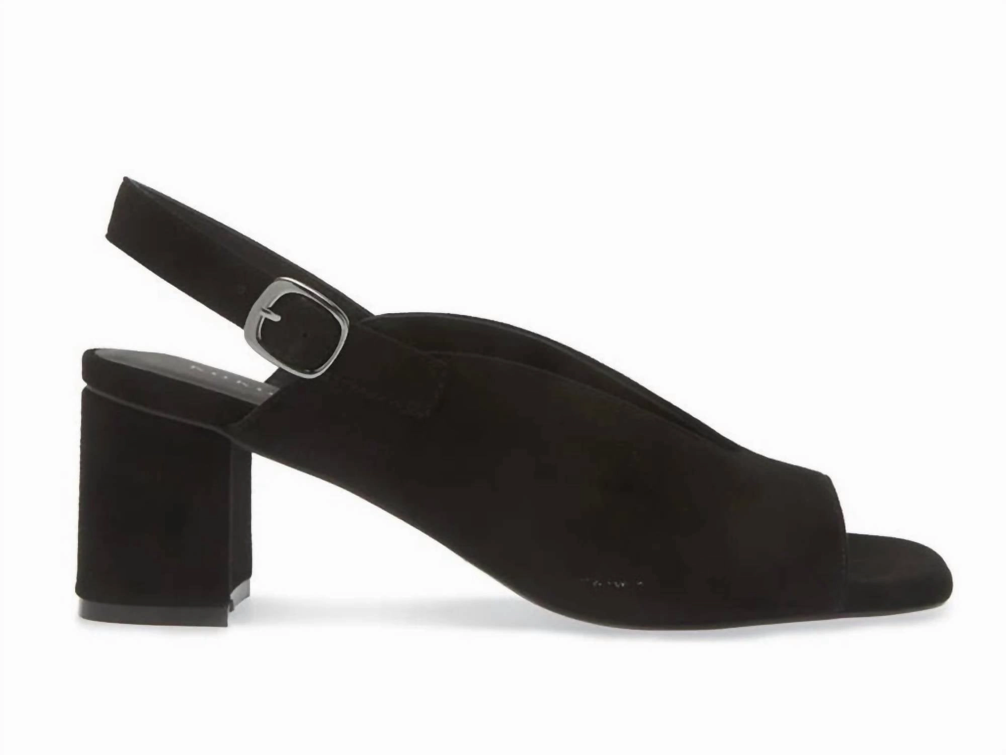 Women's Polina Suede Shoe In Black