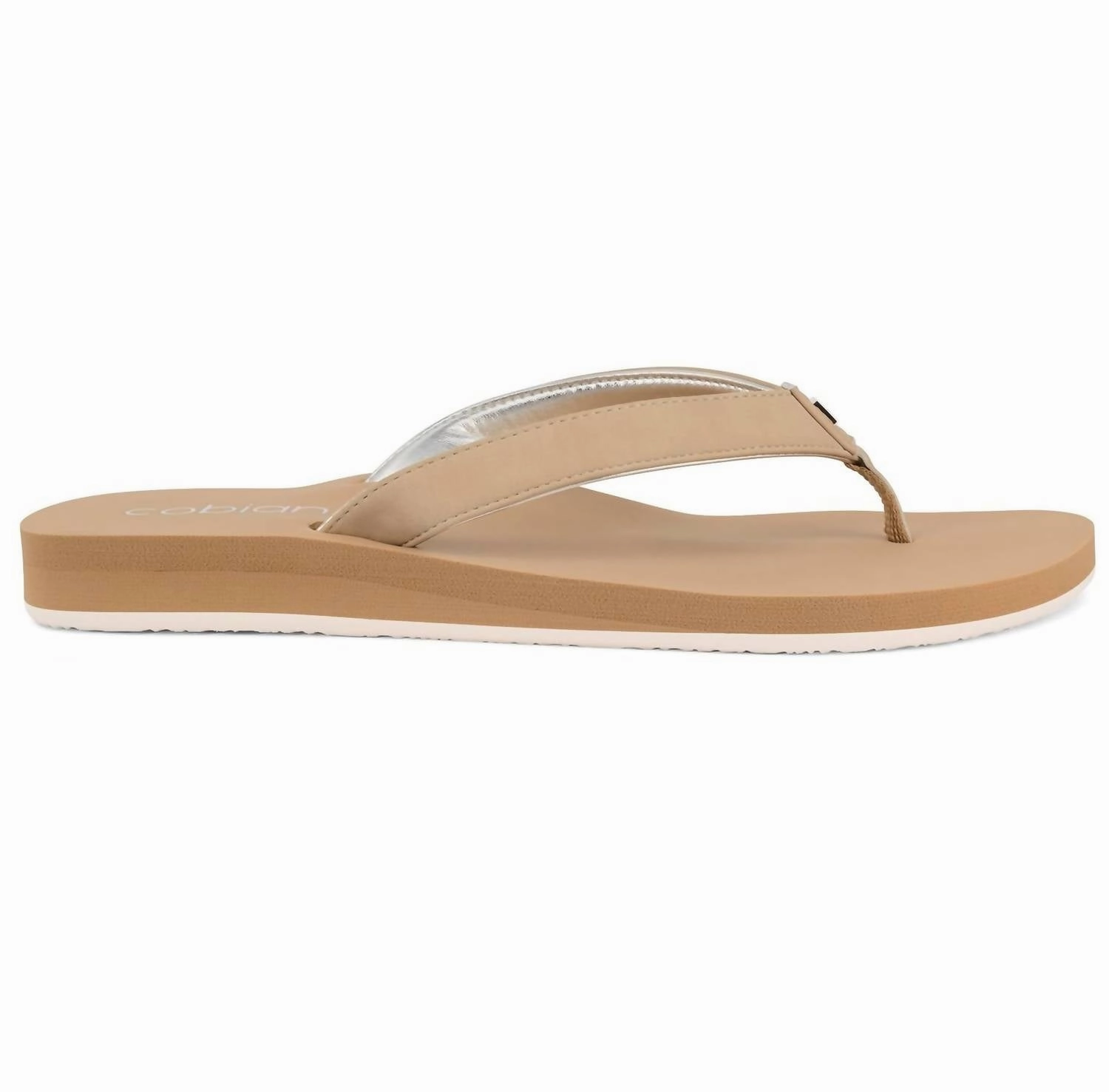 Women's Skinny Bounce Flip-Flops In Tan