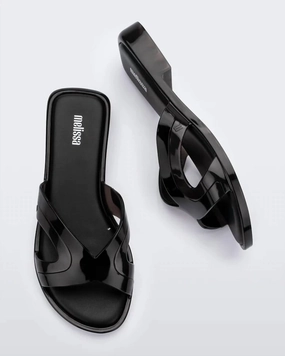 Women's Yacht Slide Sandal In Black