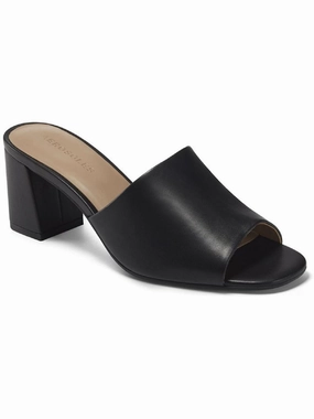 Womens Faux Leather Peep Toe Block Heel