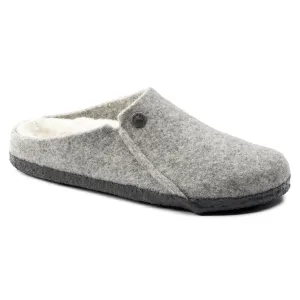 Zermatt Men - Light Grey Wool Felt Shearling||Zermatt pour hommes - Feutre de laine et fourrure gris ple