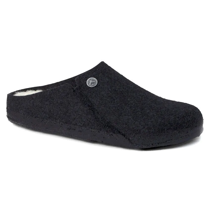 Zermatt Women - Anthracite Wool Felt Shearling||Zermatt pour femmes - Fourrure et feutre de laine anthracite