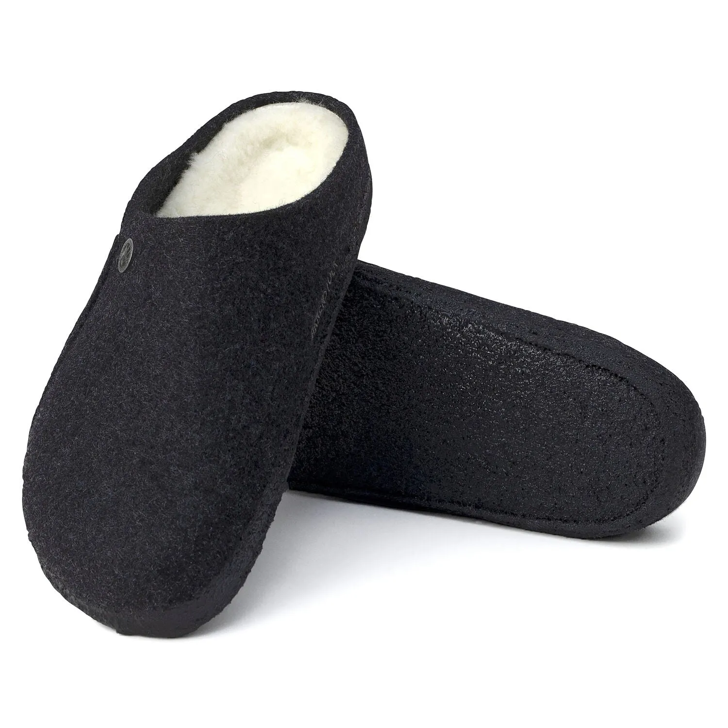 Zermatt Women - Anthracite Wool Felt Shearling||Zermatt pour femmes - Fourrure et feutre de laine anthracite