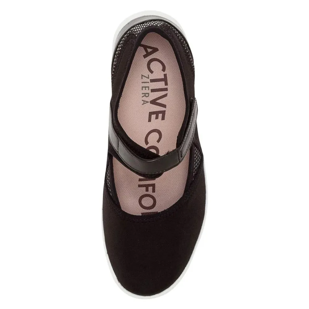 Ziera Ushery Black Neoprene Shoe (Women's)